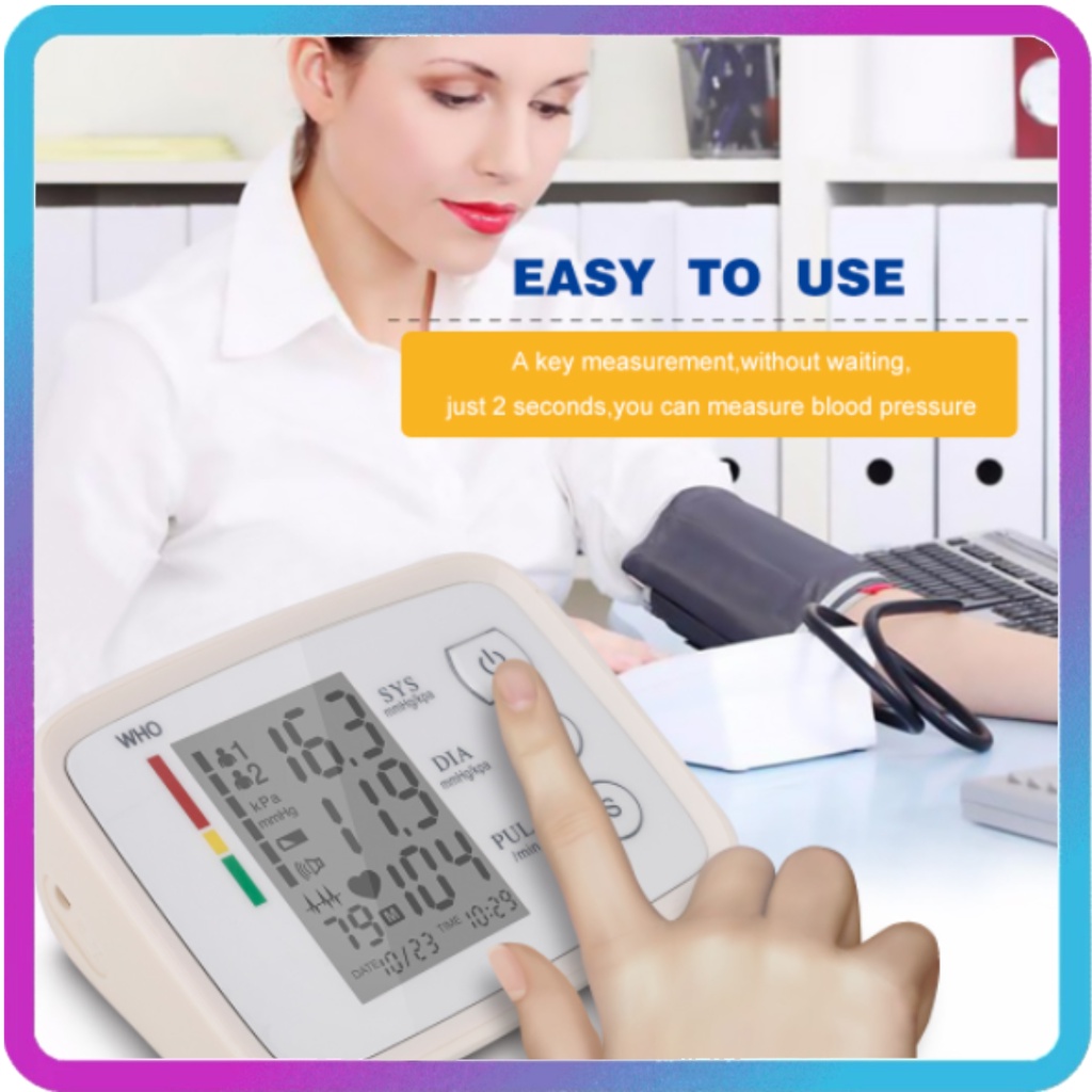 Jual CKA155 Alat Cek Tekanan Darah Otomatis Baterai Charge Liion