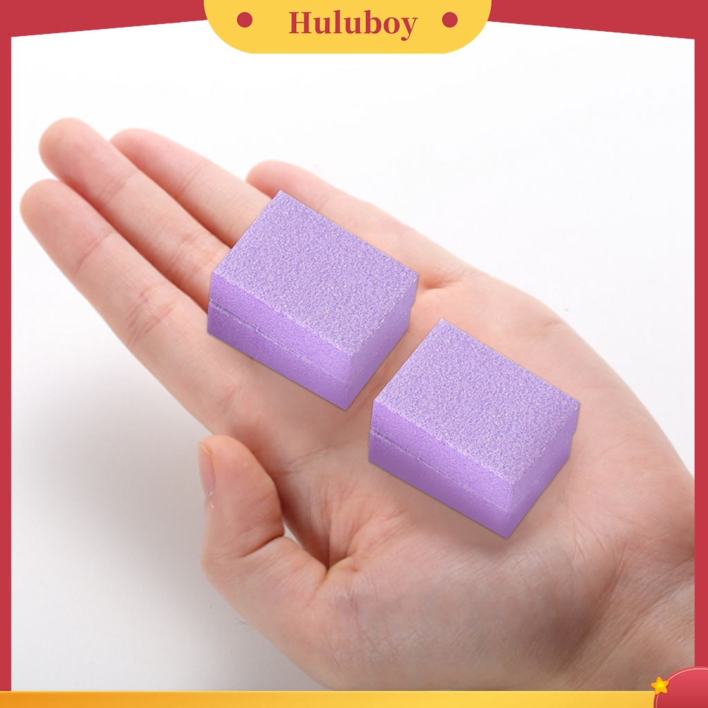 Huluboy Huluboy♡ 50pcs Balok Buffer Mini Multifungsi Bahan EVA Untuk Manicure