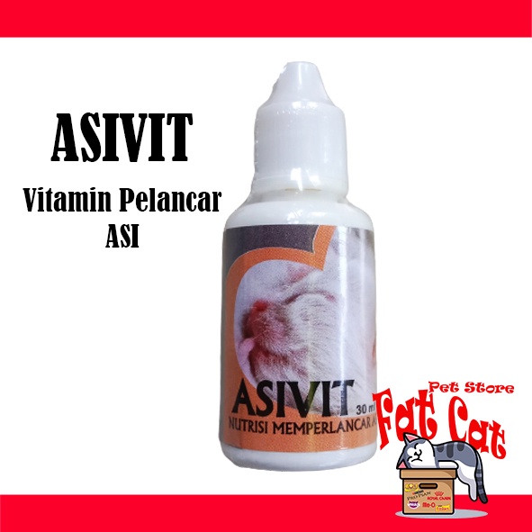 Vitamin pelancar ASI kucing hewan ASIVIT 30ml