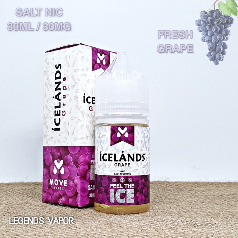 SALT NIC - ICELANDS GRAPE 30ML 30MG AUTHENTIC