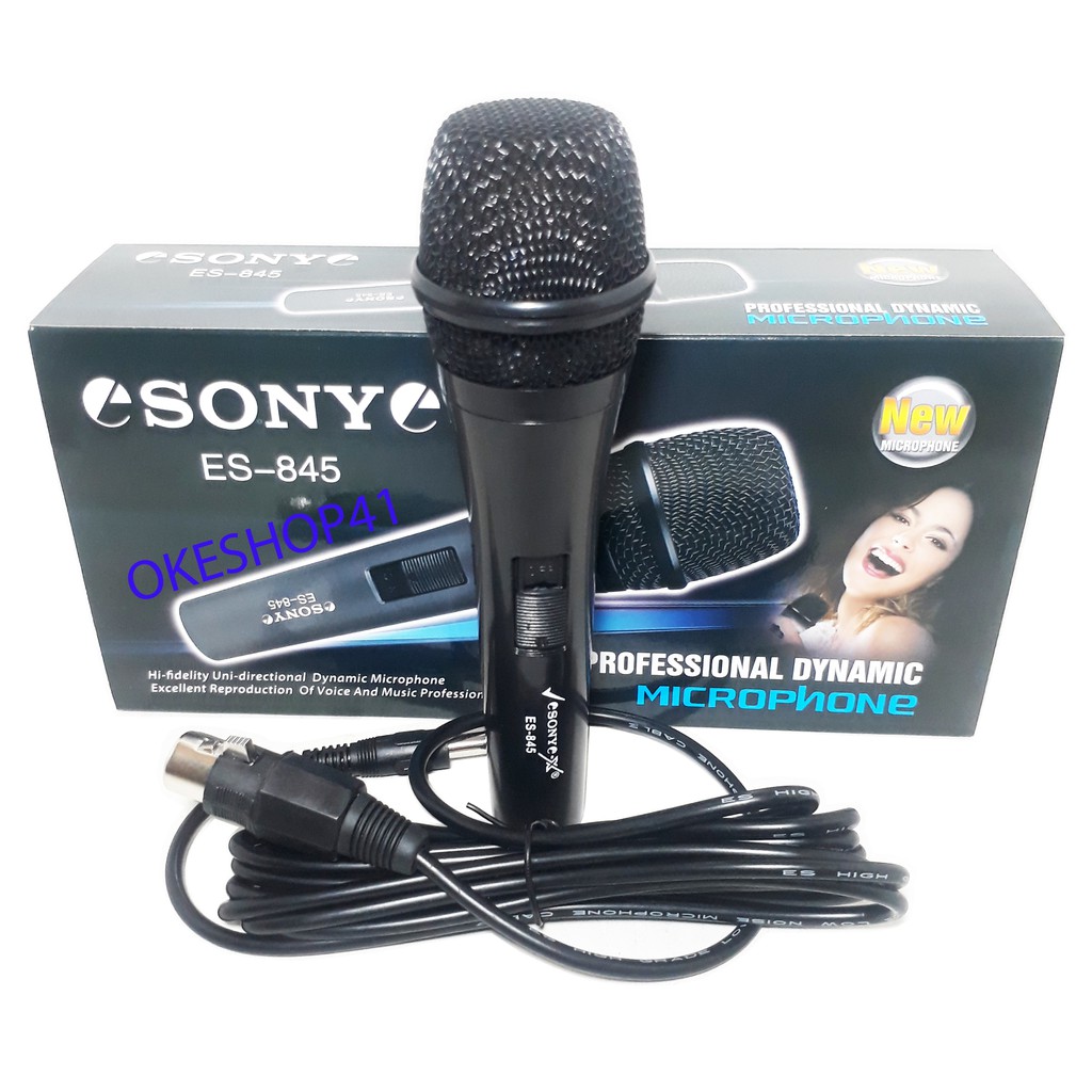 Microphone Sony ES-845 Mik / Mikropon / Mic Kabel