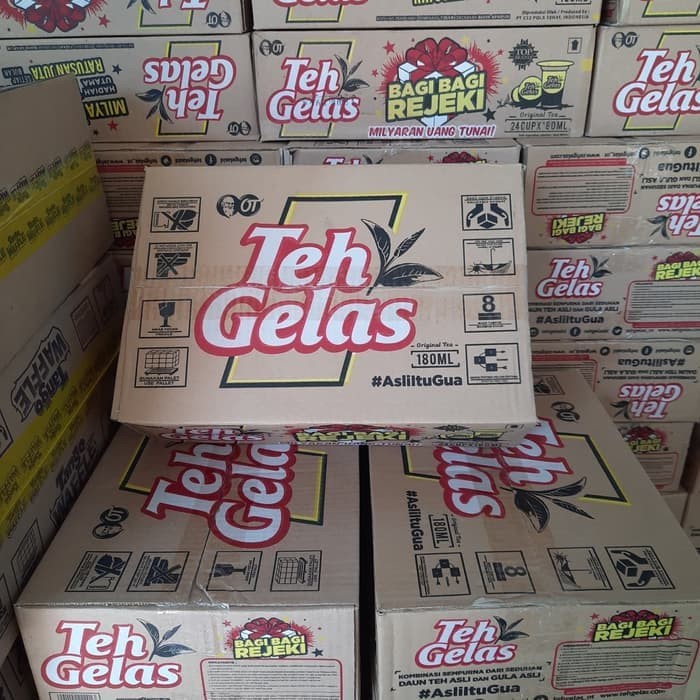 

Teh Gelas - Green Tea 180ml - [1 Karton Isi 24 Pcs]