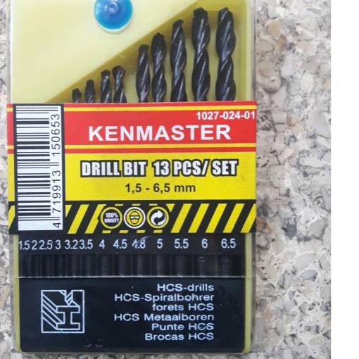 Mata bor besi kenmaster Alat teknik alat bengkel alat tukang pertukangan