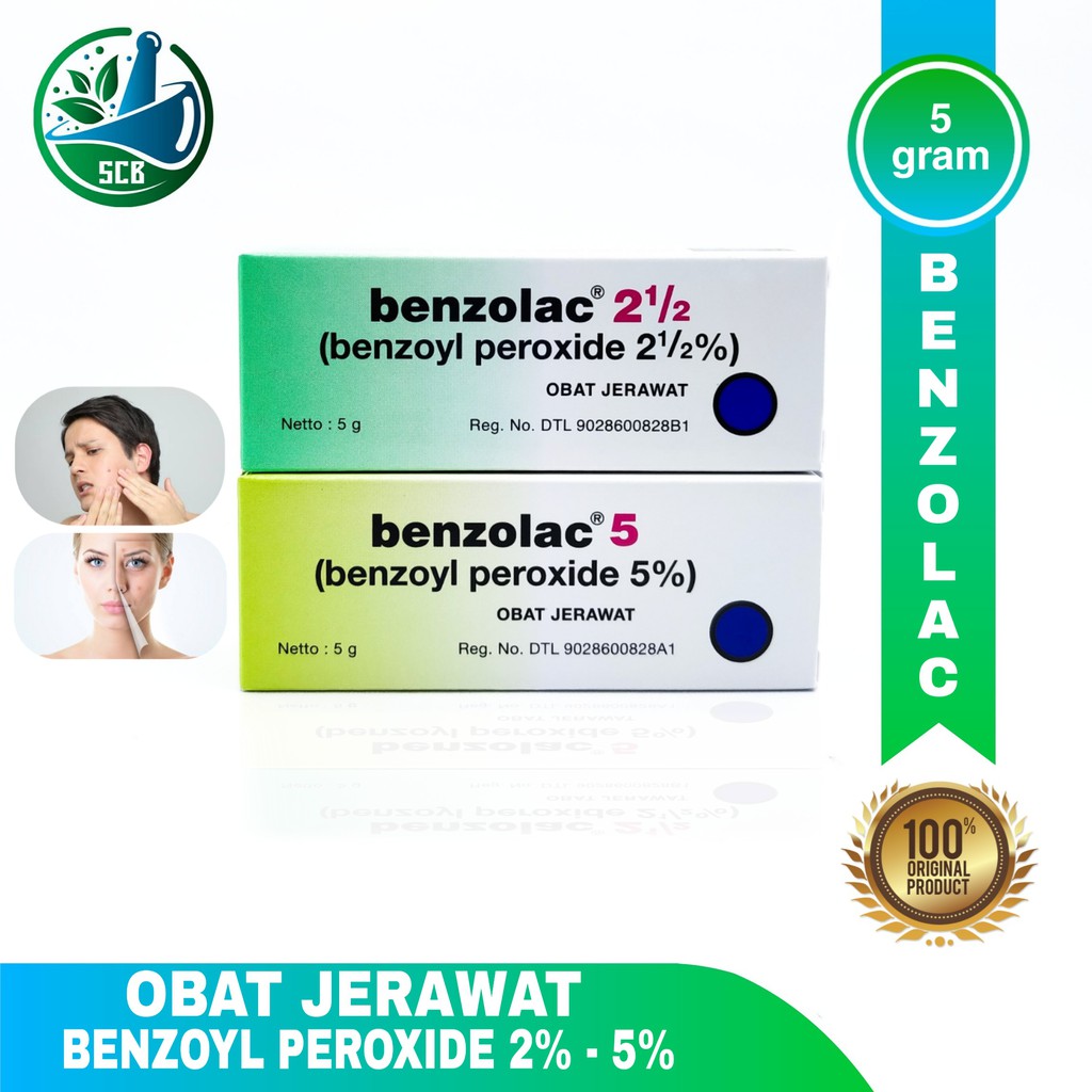 Benzolac 2,5% / 5% - Obat jerawat