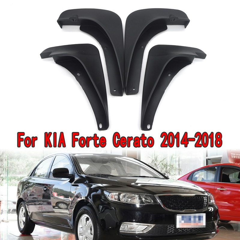 1 Set Mud Flap Pelindung Splash Untuk Mobil KIA Forte Cerato Hatchback 2014 2015 2016 2017 2018 Fender