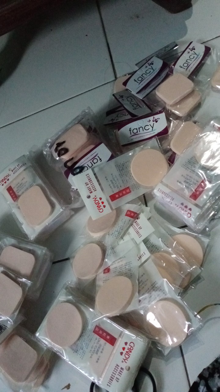 Spon Fancy Segi Coklat