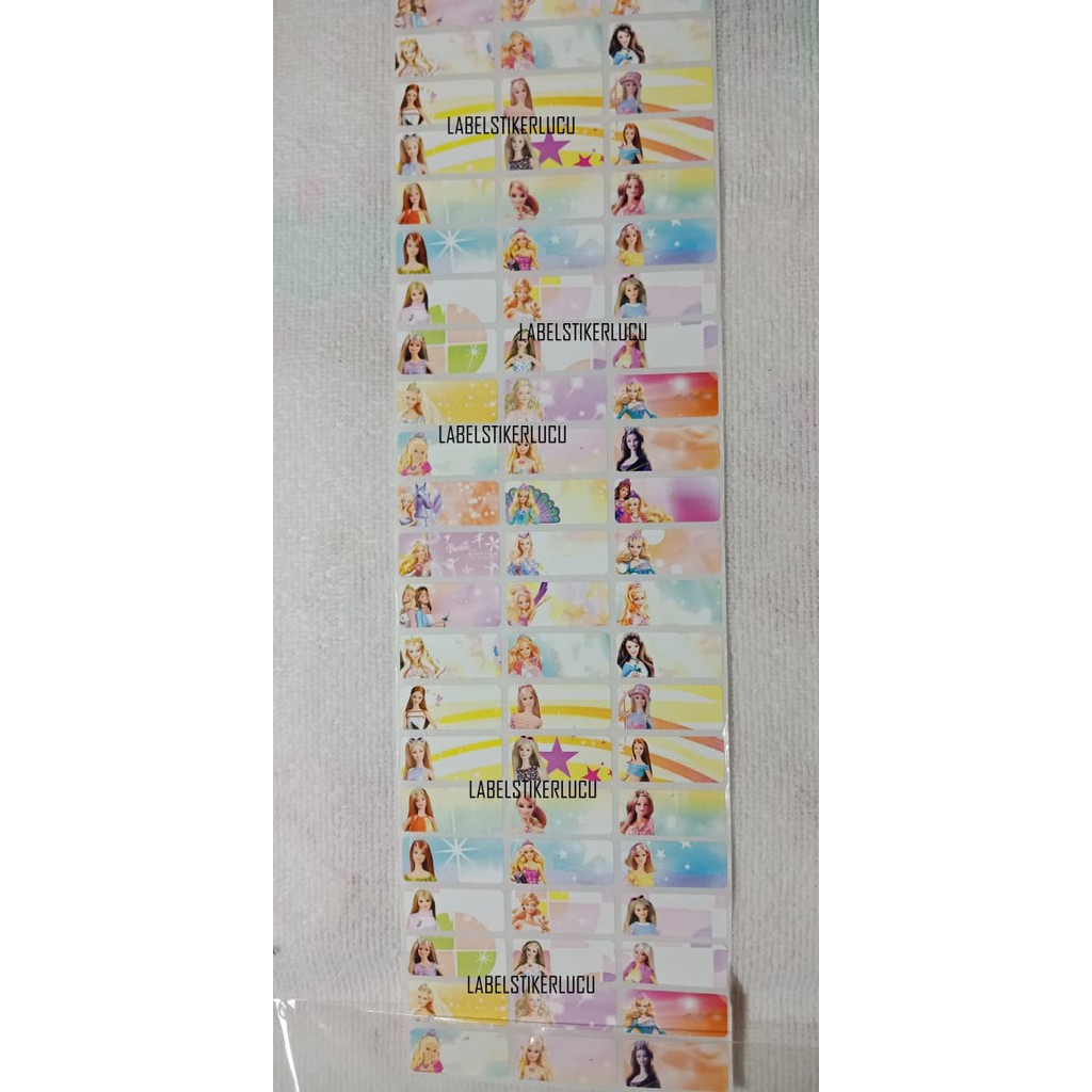 

Sticker Label Motif Barbie (isi 72pcs) variasi gambar