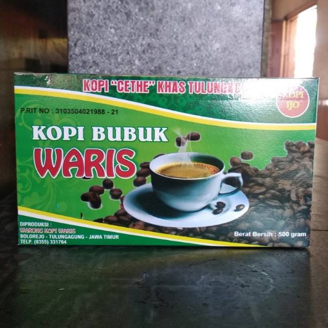 

KOPI BUBUK WARIS/KOPI IJO 500gr