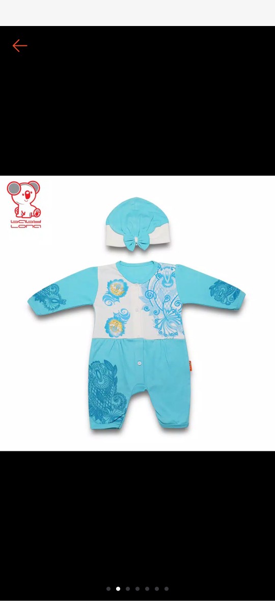 (random) Baby Lona Jumper Anak Bayi Fashion Motif Batik Girl 3-6 Bulan