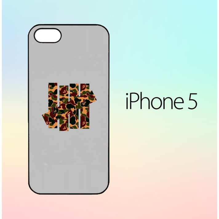 Bape x Undefeated Z5388 Casing Custom Hardcase iPhone 5 / 5s Case Cover