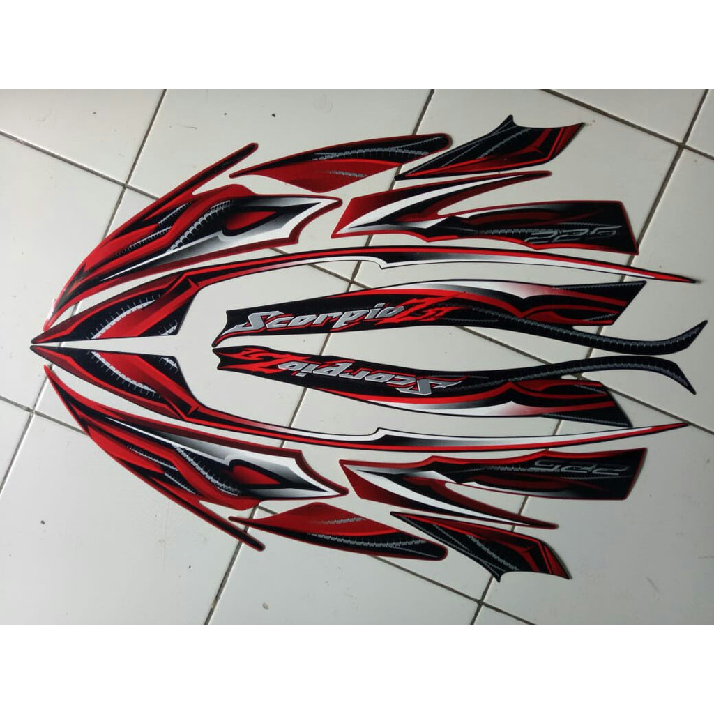 stiker striping yamaha scorpio z 2009 2010