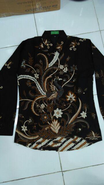 Atasan Batik Pria | Cendrawasih Sogan By Batik Florist