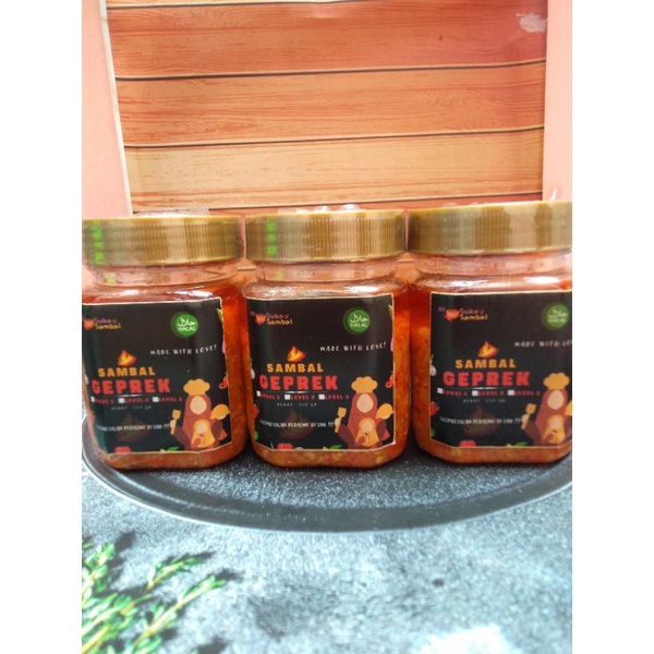 

Sambal Geprek / Korek Bundle 3 btl 150 gr (PAKET HEMAT)