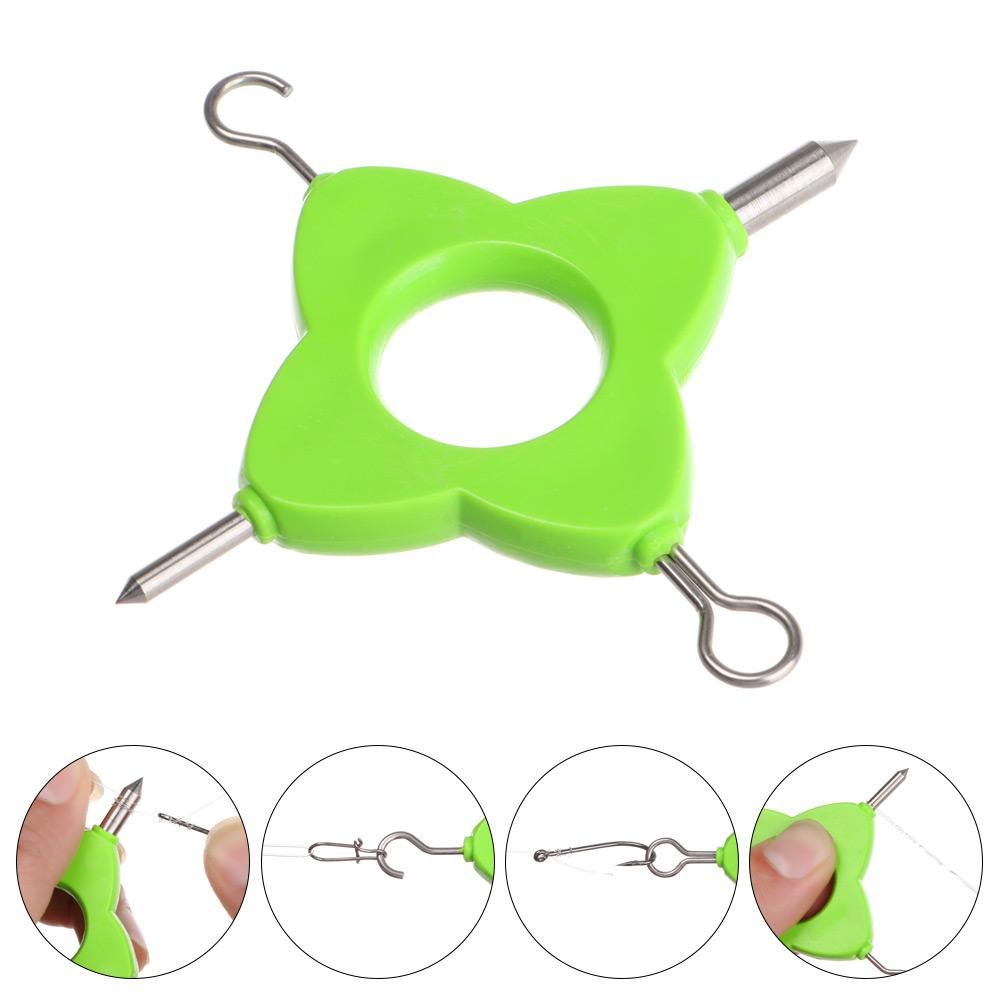 TOP Quick Knot Tying Tool Sharp Snip Stainless Steel Nippers Fly Pemancingan