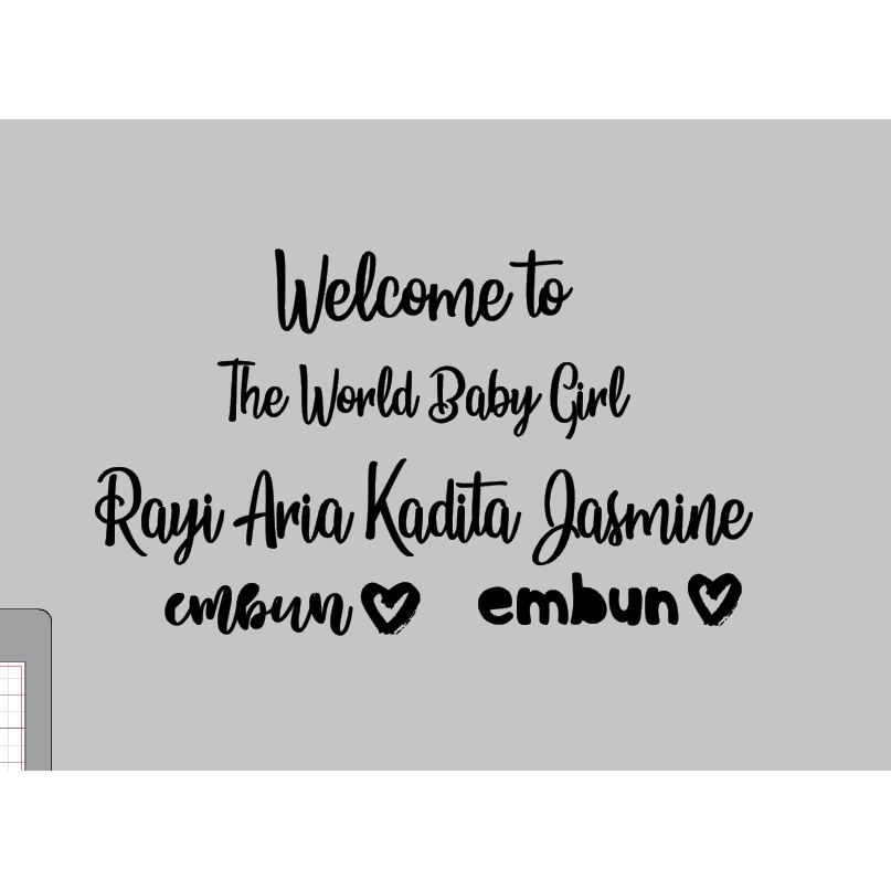 Cutting Sticker Sticker Balon PVC