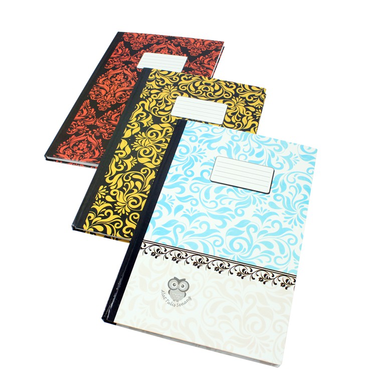 

Buku Tulis Hard Cover Folio Batik Tiara 100 lembar