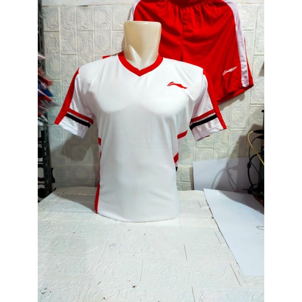 BAJU BADMINTON DEWASA/ SETELAN BADMINTON L159P JERSEY BULUTANGKIS