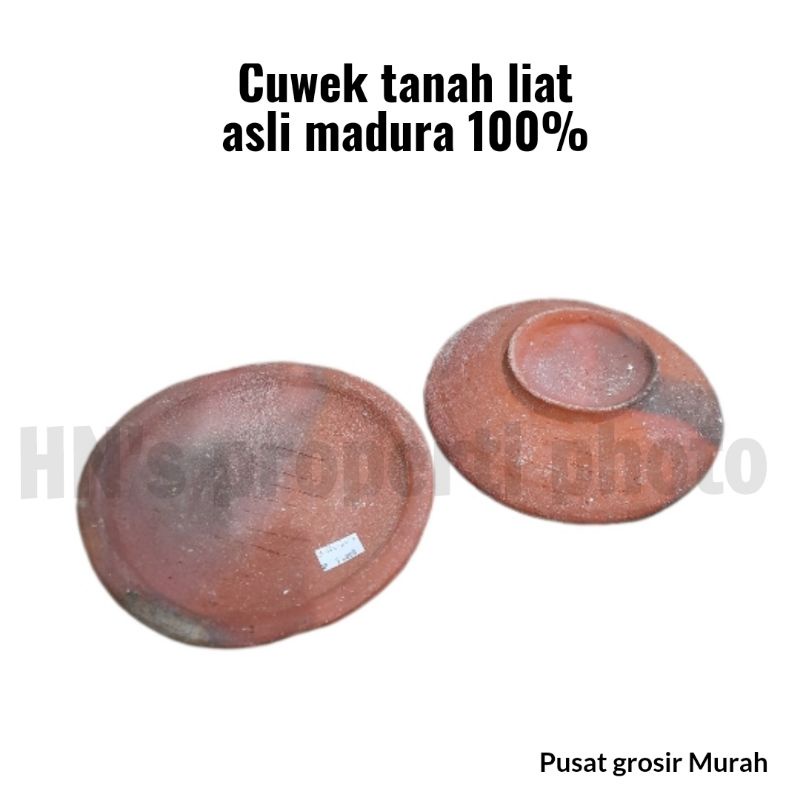 Cuwek cubek tanah liat 18 cm asli madura tidak luntur