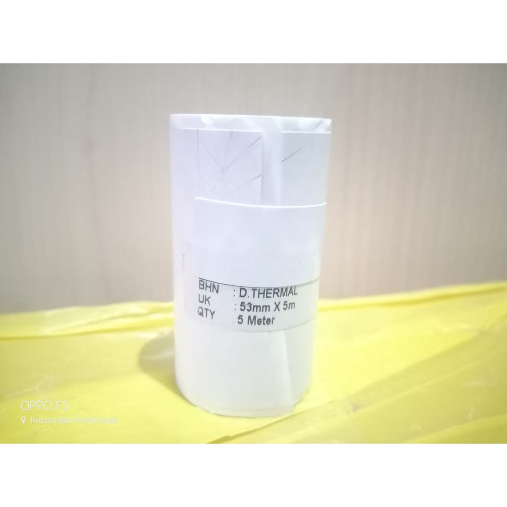 

Label Thermal 57x5m / Kertas Thermal 57x5m Countinues / Thermal Bandung