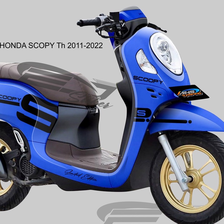 STIKER DECAL HONDA SCOOPY FULL BODY TERBARU / STICKER VARIASI SCOOPY HONDA 2022 2021 / STICKER SCOOPY