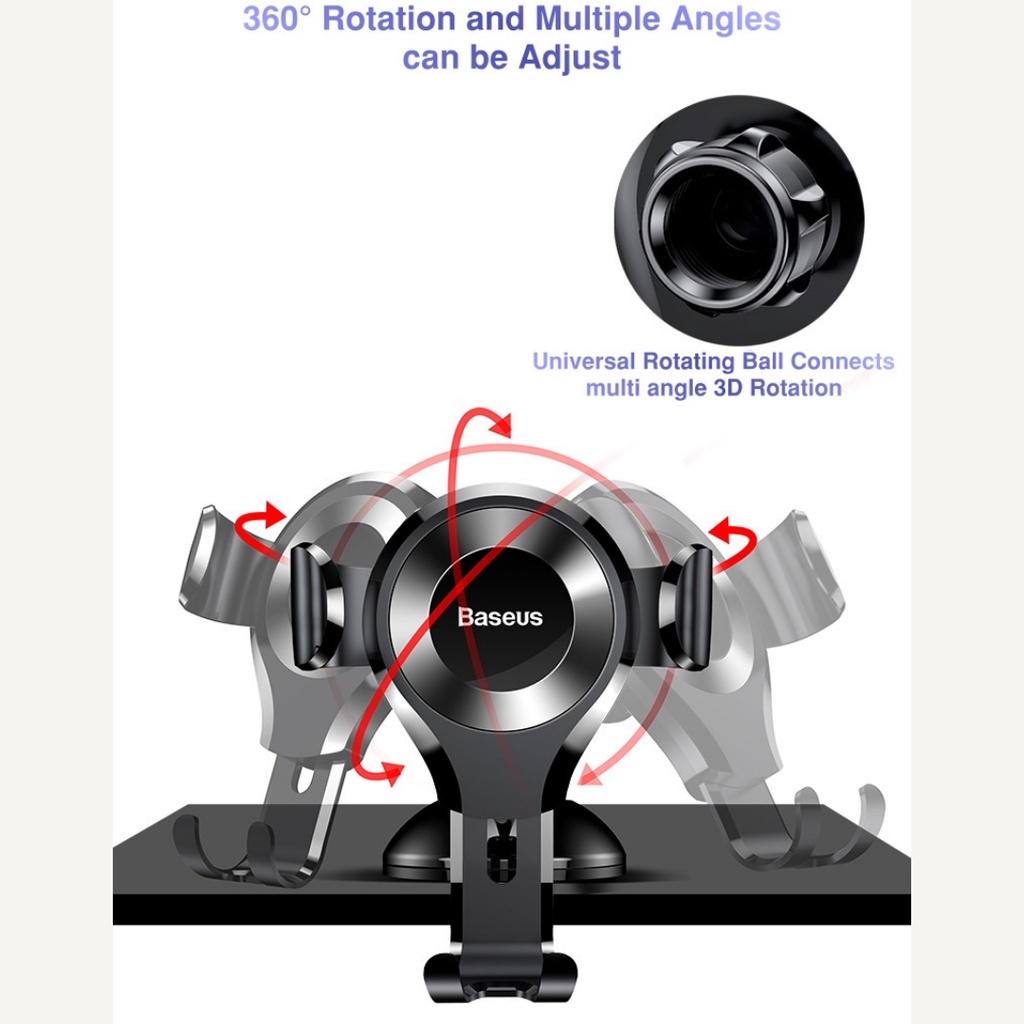 Baseus Osculum Type Gravity Car Phone Holder