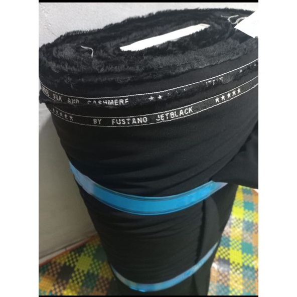 kli Kain Celana Semi Wool Hitam Jet Black Nyaman