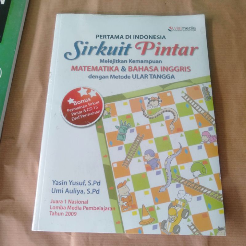 Buku SIRKUIT PINTAR Melejitkan Kemampuan Matematika & Bahasa Inggris dengan Metode ULAR TANGGA