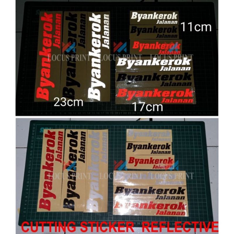 STIKER CUTTING BYANKEROK JALANAN RX KING