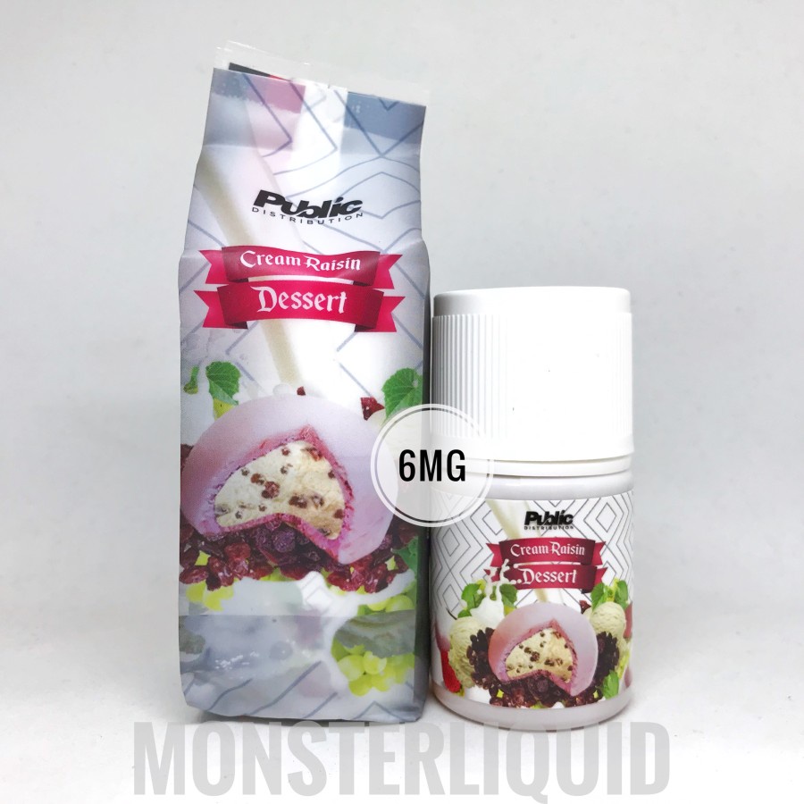 CREAM RAISIN V2 DESSERT BY PUBLIC DISTRIBUTION 6MG 60ML