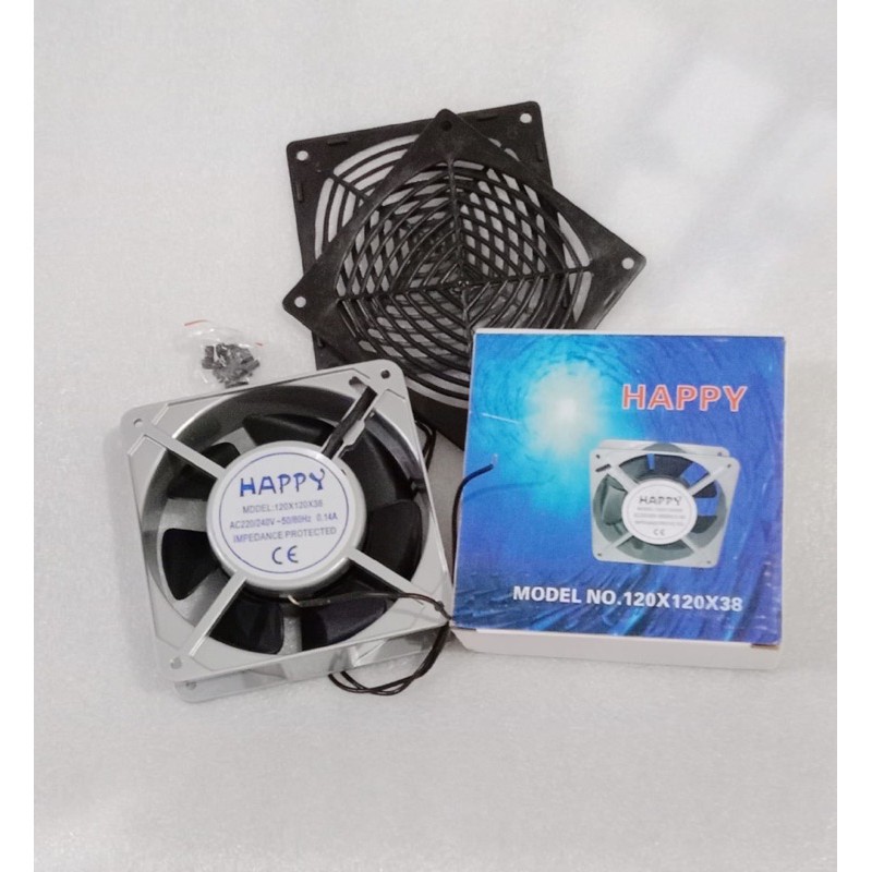 kipas Angin Pendingin - Cooling Fan BESI BESAR 12 X 12CM AC 220V POWER AMPLIFIER