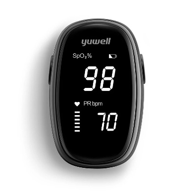 Yuwell YX102 Oxymeter Alat Pengukur Detak Jantung Kadar Oksigen Fingertip Oximeter