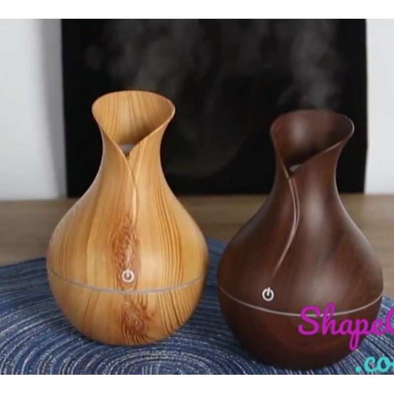 Taffware Ultrasonic Humidifier Aroma Essential Oil Diffuser 130ml HUMI M137902 Wooden Grab Medan