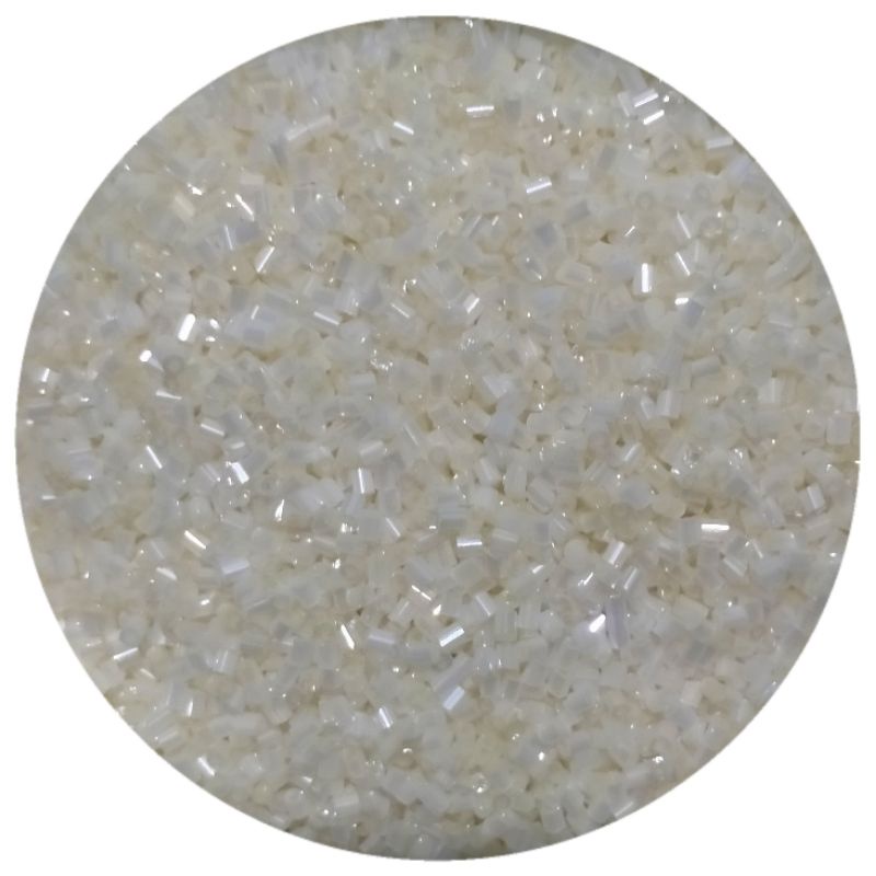 Mote Payet Bambu Patah Uk-2mm 10 gram - Putih Bw