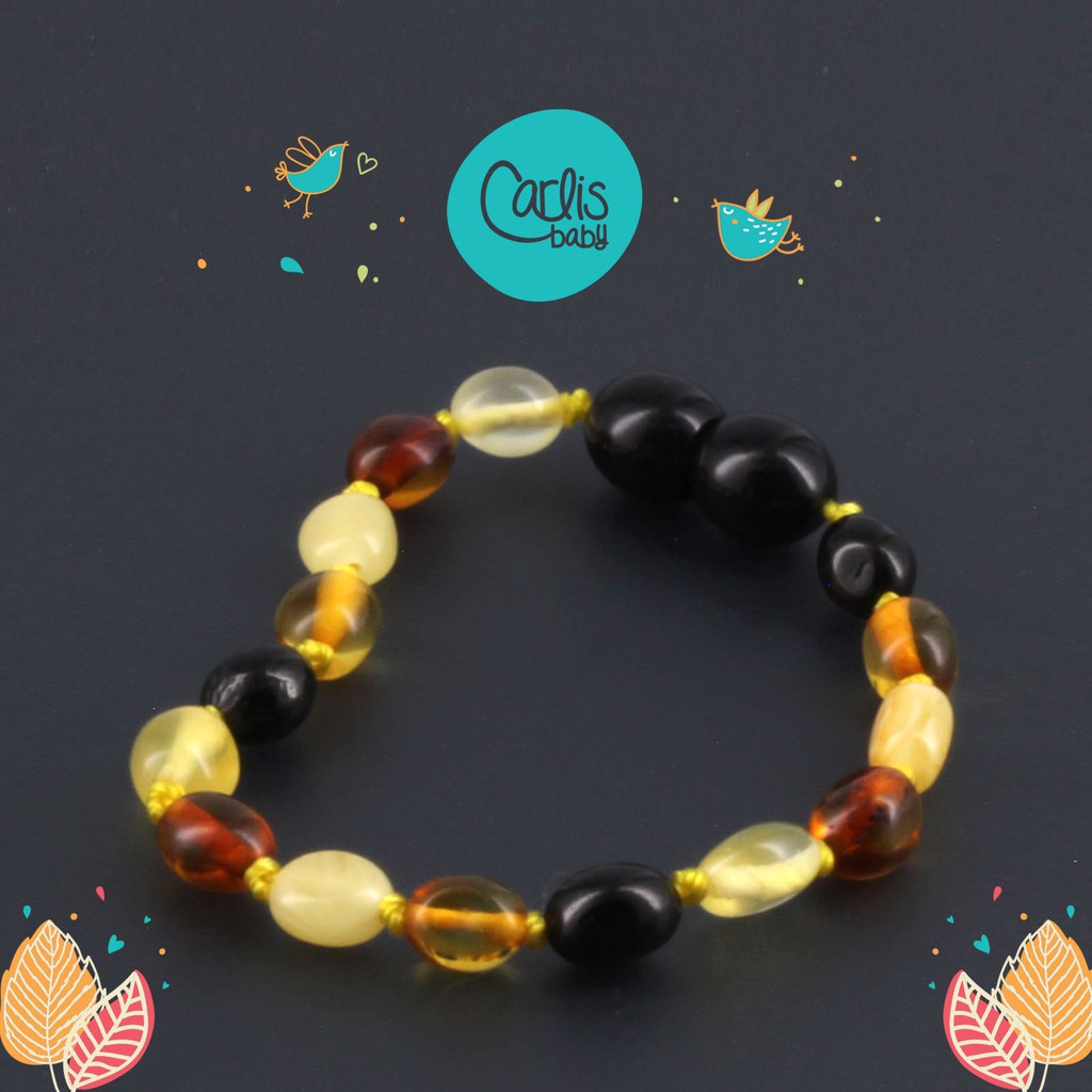 XO54M2Y  Gelang Amber Tumbuh Gigi Bayi By Carlis Baby