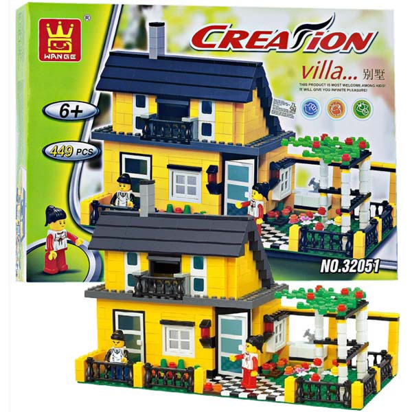 LEGO WANGE CREATION VILLA 449 PCS AUS-0721