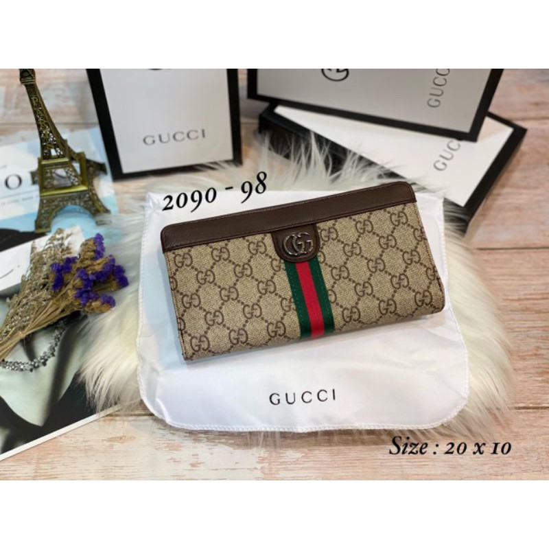 dompet branded GC lipat panjang sleting L kode 2090