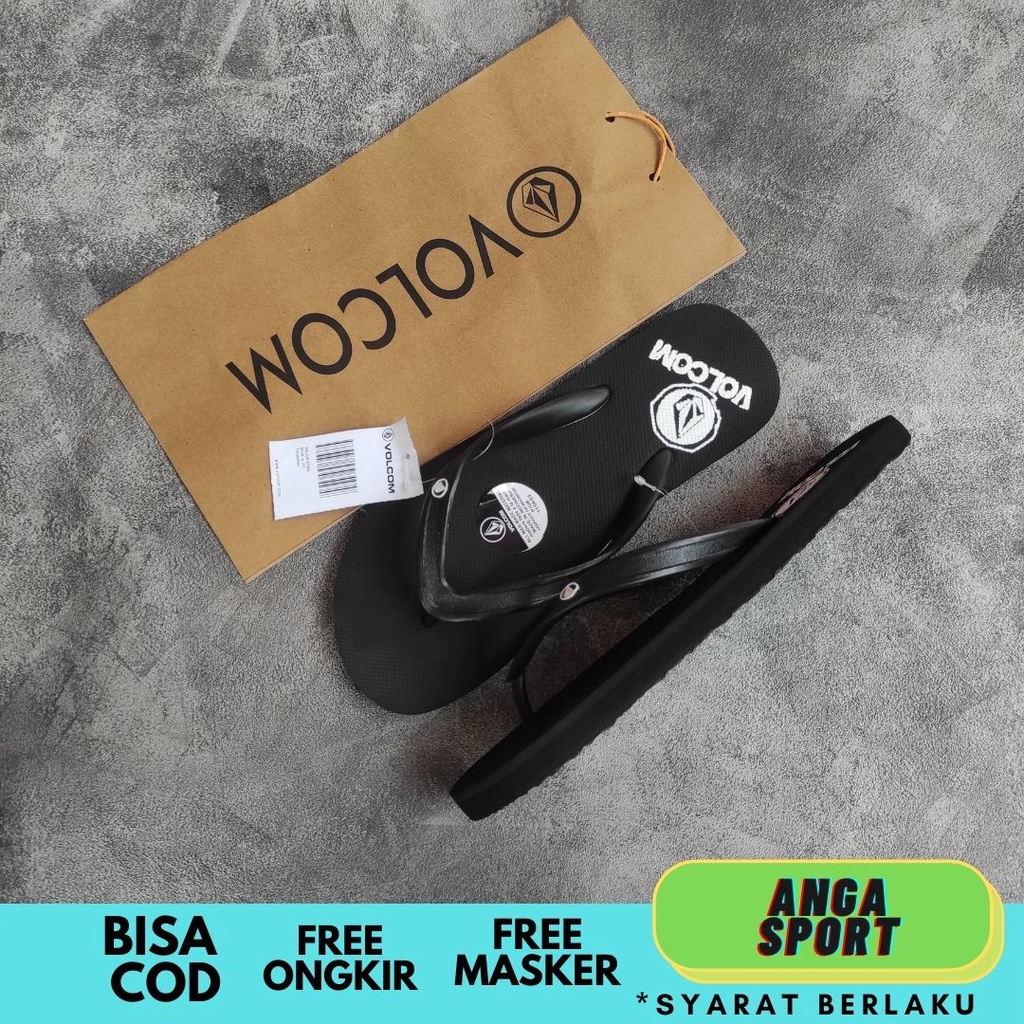 SANDAL PRIA VOLCOM REMAJA / SENDAL JEPIT SANTAI COWOK / SANDAL DISTRO BRANDED PREMIUM QUALITY