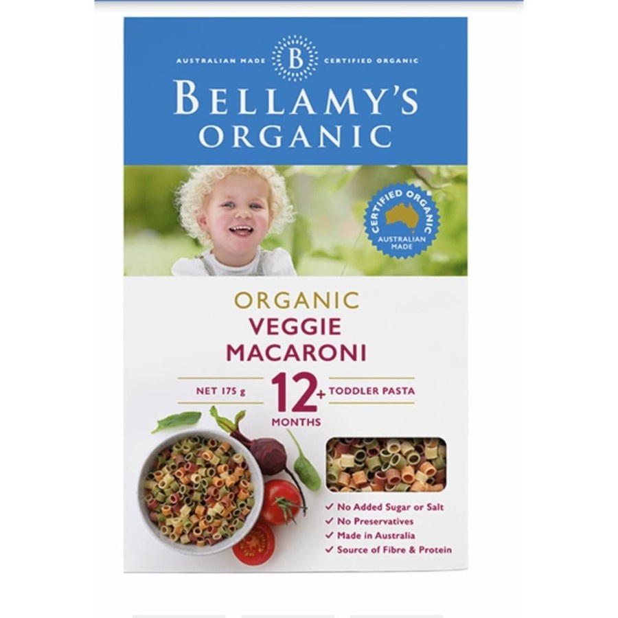 Bellamys Organic Baby Pasta - Veggie Macaroni 175g