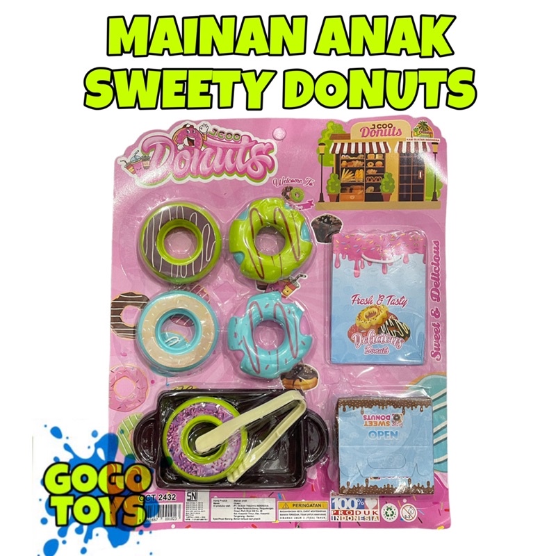 MAINAN ANAK DONAT JCO SWEETY DONUTS OCT2432