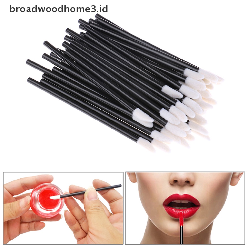 100pcs Brush Aplikator Lip Gloss Sekali Pakai