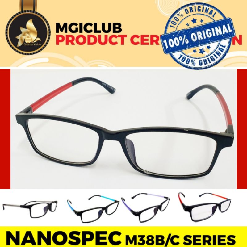 KACAMATA MGI ionspec nanospec kotak model M38 b/c Red |Original |MGICLUB