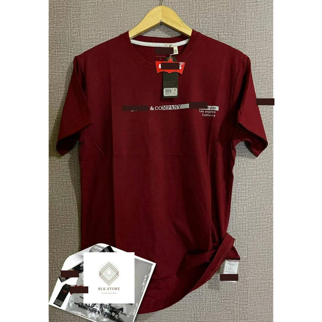 Baju Kaos Pria Casual Masa kini Kaos Pria Distro Lengan Pendek Bahan Super premium Cotton Combed 24s