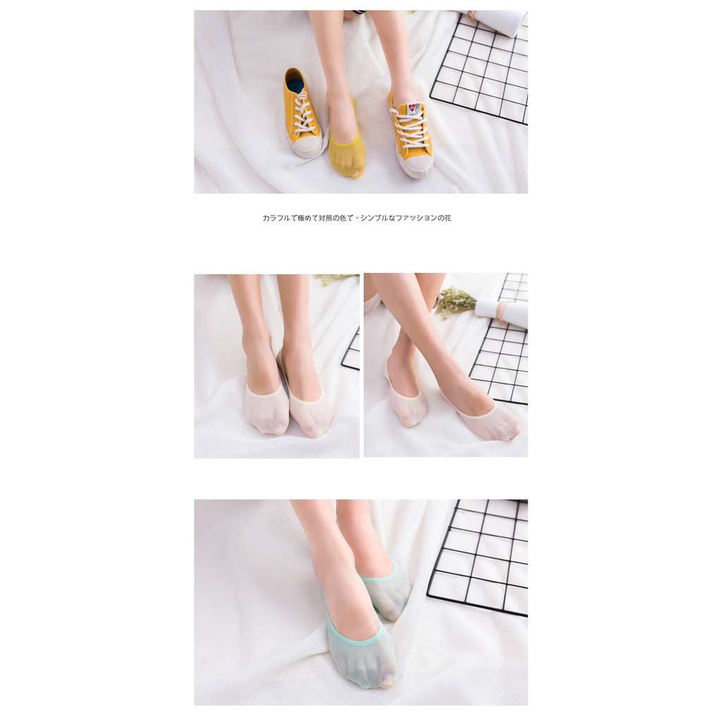 KK-43 basic socks wanita kaos kaki perahu boat invisible socks