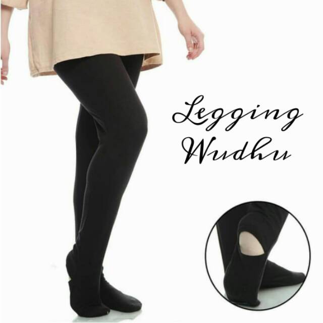 Celana Legging Wudlu Bahan Kaos Rayon