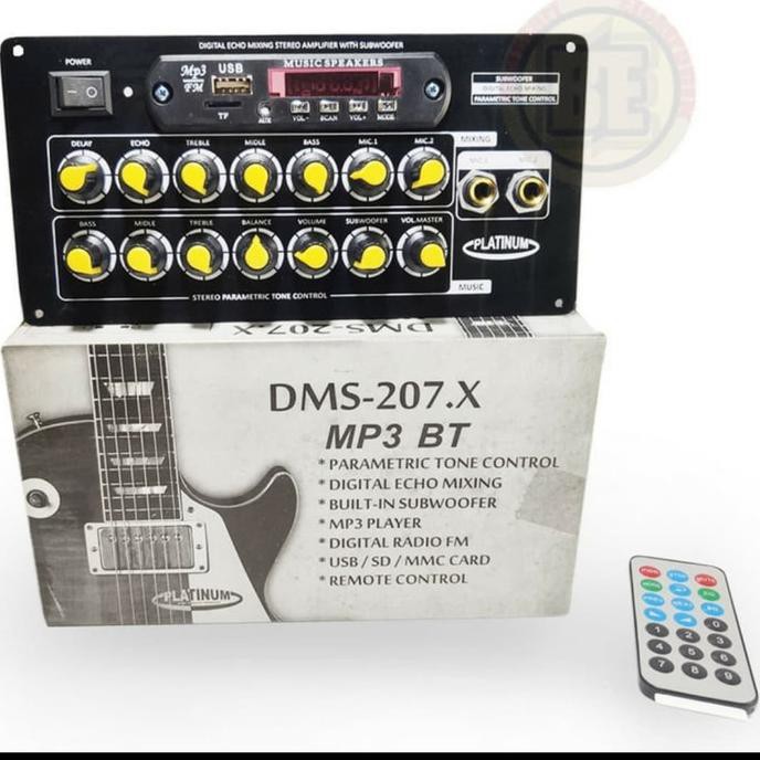 Kit Tone Control Stereo Mixing Dms-207.X Plus Mp3 Bluetooth / Dms207X Jimaud54 Kualitas Baik