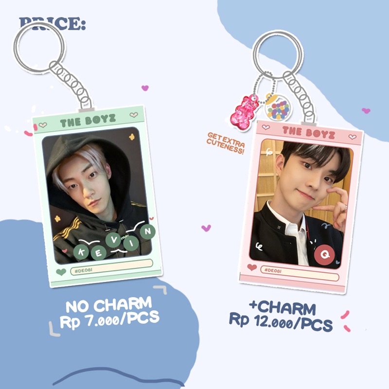 THE BOYZ KEYRING VOL.2 KEYCHAIN GANTUNGAN KUNCI THE B