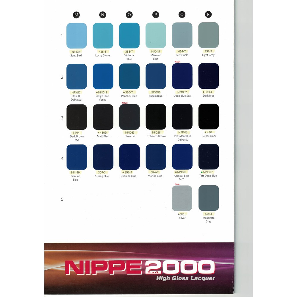 Cat Duco Nippe 2000 Warna Standard 1kg Shopee Indonesia