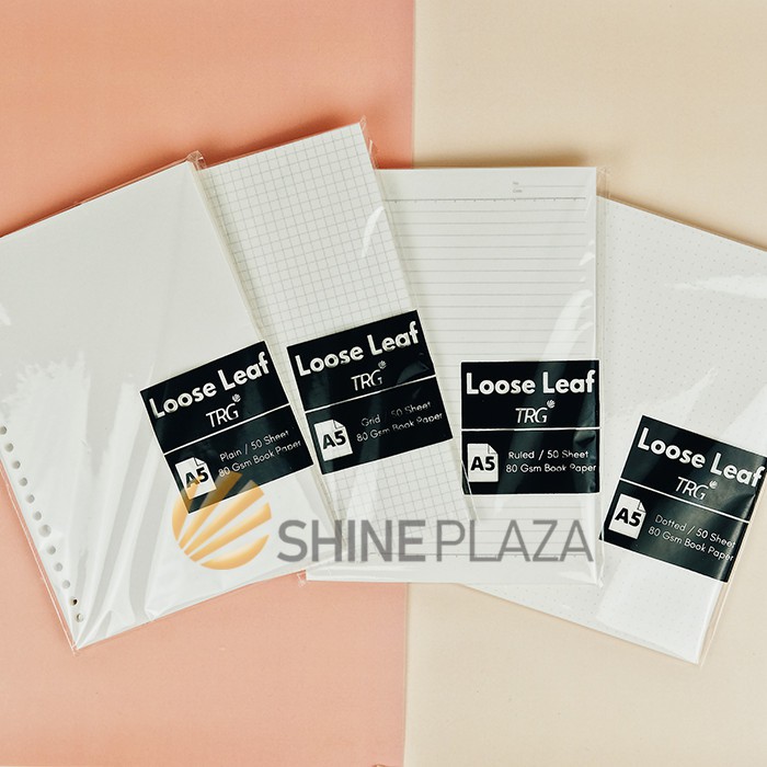 

Promo Isi Loose Leaf A5 TRG - Isi Binder A5 Dot Grid Plain Ruled TRG - Grid Berkualitas