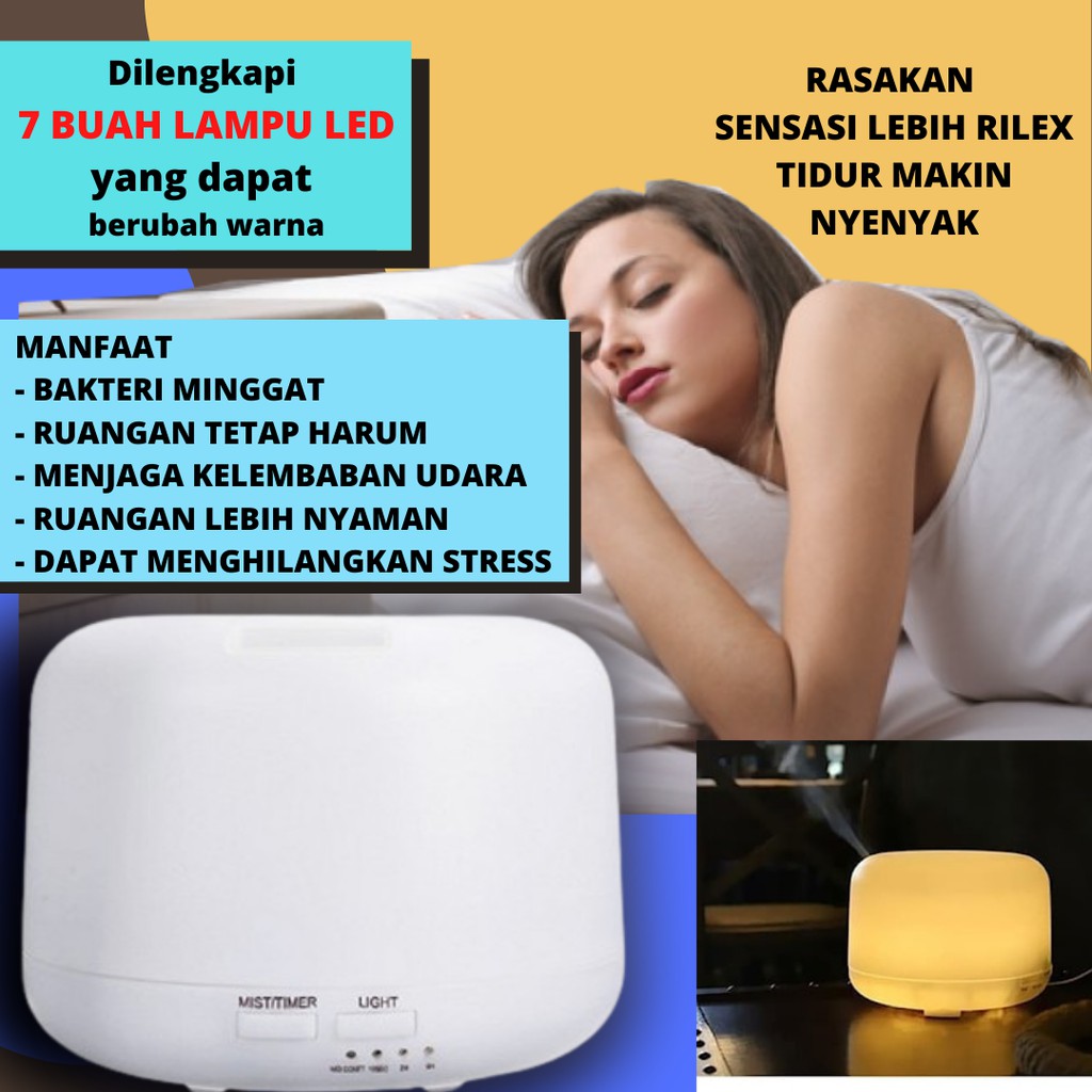 Jual Aromaterapi Diffuser Humidifier Elektrik Alat Parfum Pengharum