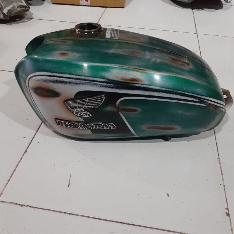 Tangki cb100 motif orian glatik orian